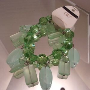 NWT GENUINE STONE BRACELET RETAIL $19 J12-1